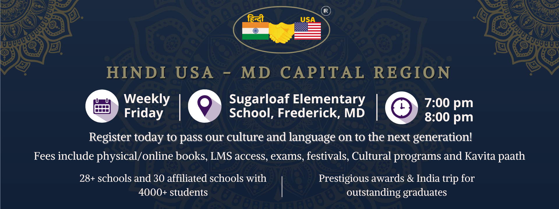 Hindi USA MDCR Frederick